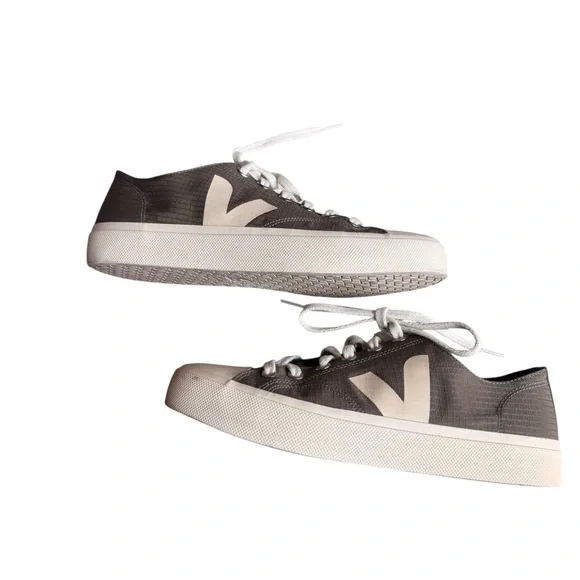 VEJA - WATA II Low Ripstop Sneakers Kaki Pierre Size 40 (Women’s 9) - Picture 8 of 12